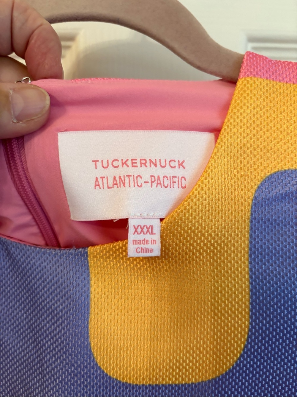 Tuckernuck Atlantic-Pacific Multicolor Wave-Pattern Dress - Picture 3 of 5